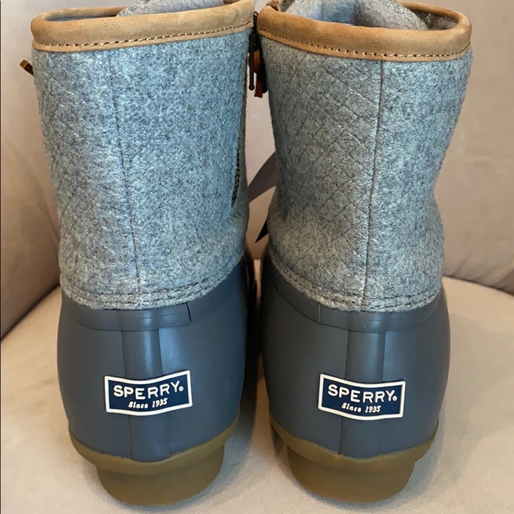 Sperry Saltwater Wool Embossed Duck Boot - Picture 5 of 7
